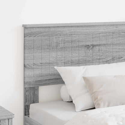 Testiera Grigio Sonoma 100 cm Legno multistrato