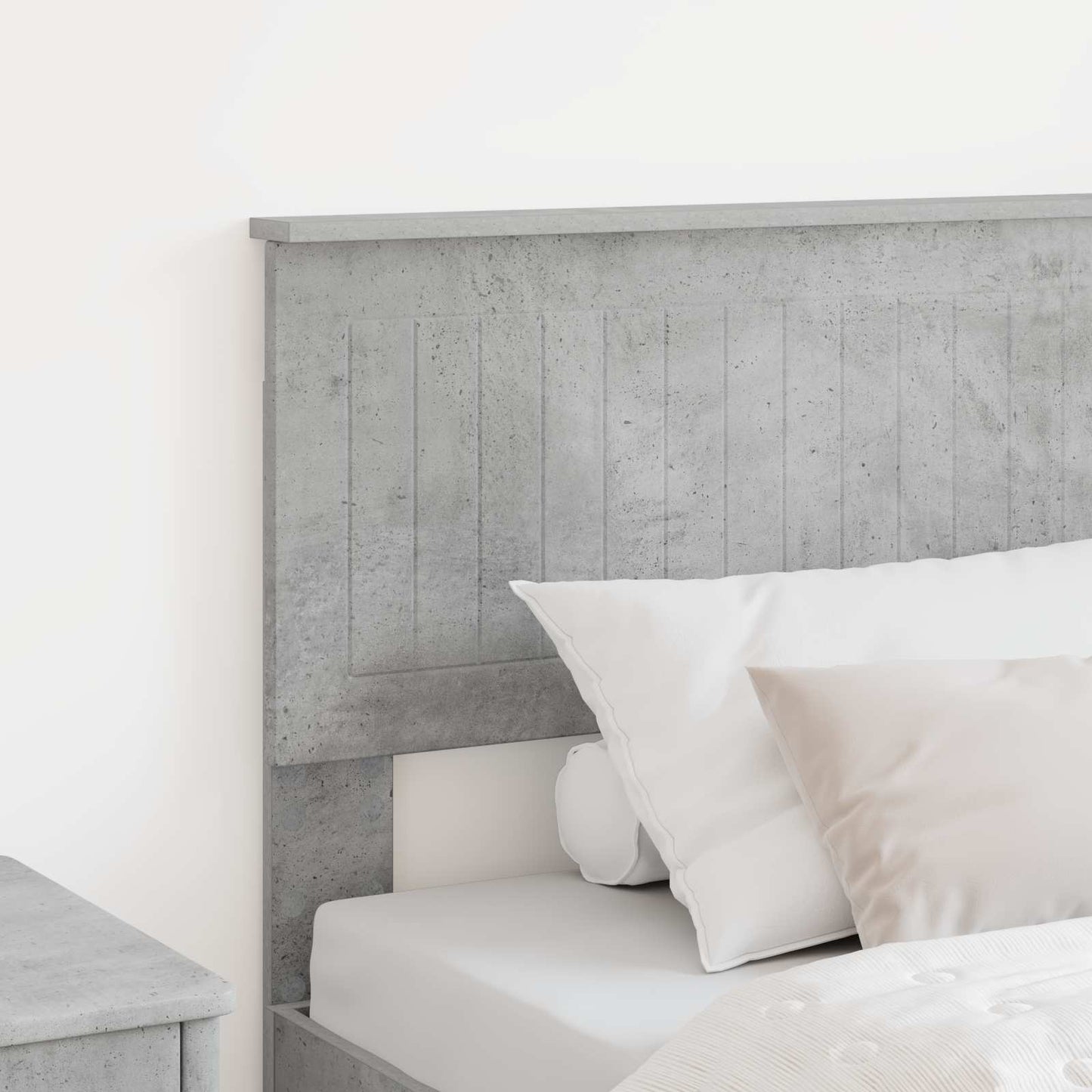 Testiera Grigio cemento 90 cm Legno multistrato