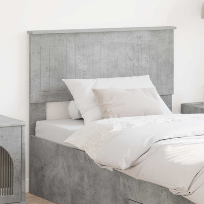 Testiera Grigio cemento 90 cm Legno multistrato