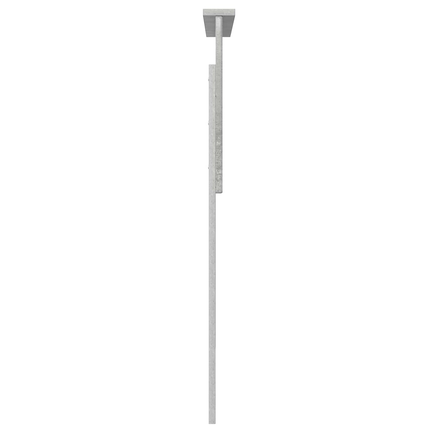 Testiera Grigio cemento 90 cm Legno multistrato