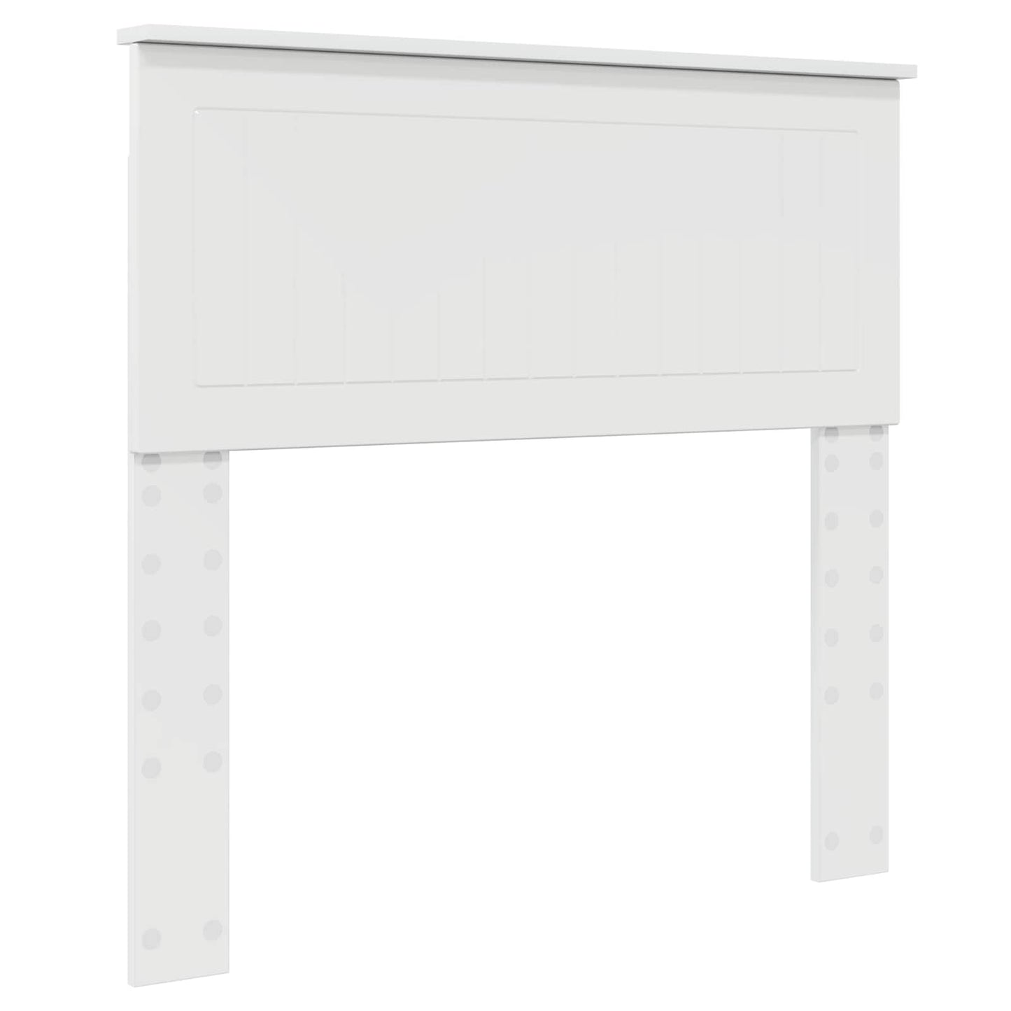 Testiera Bianco Lucido 90 cm Legno multistrato
