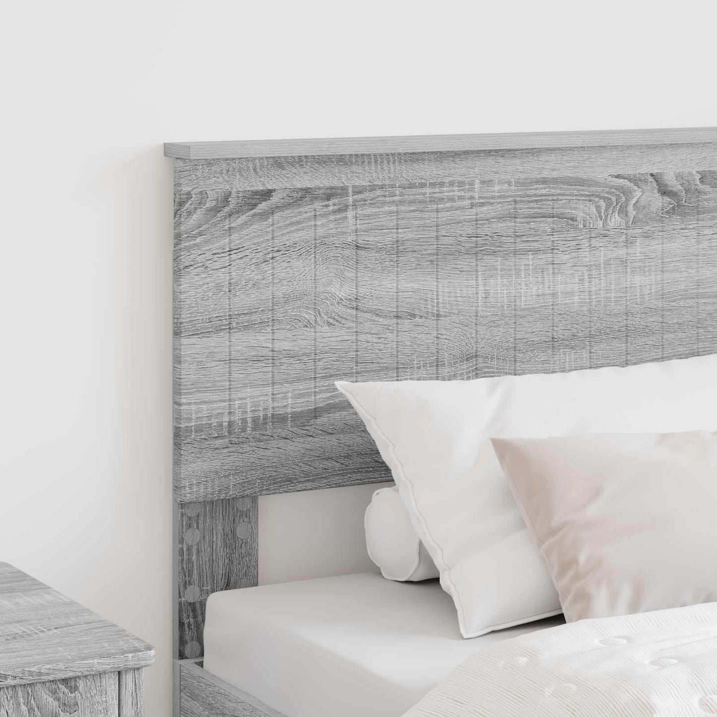 Testiera Grigio Sonoma 90 cm Legno multistrato