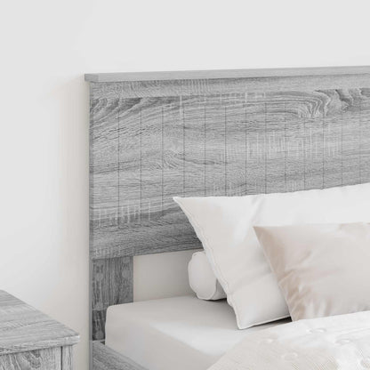 Testiera Grigio Sonoma 90 cm Legno multistrato