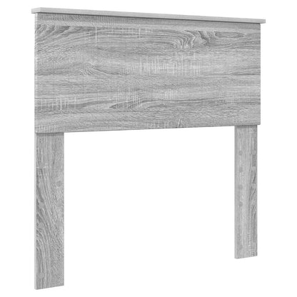 Testiera Grigio Sonoma 90 cm Legno multistrato