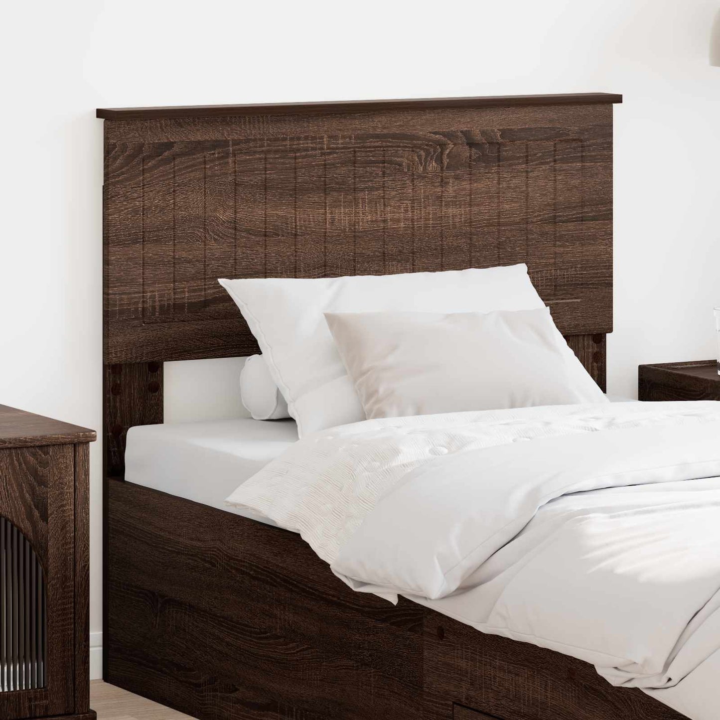 Testiera Rovere Marrone 90 cm Legno multistrato