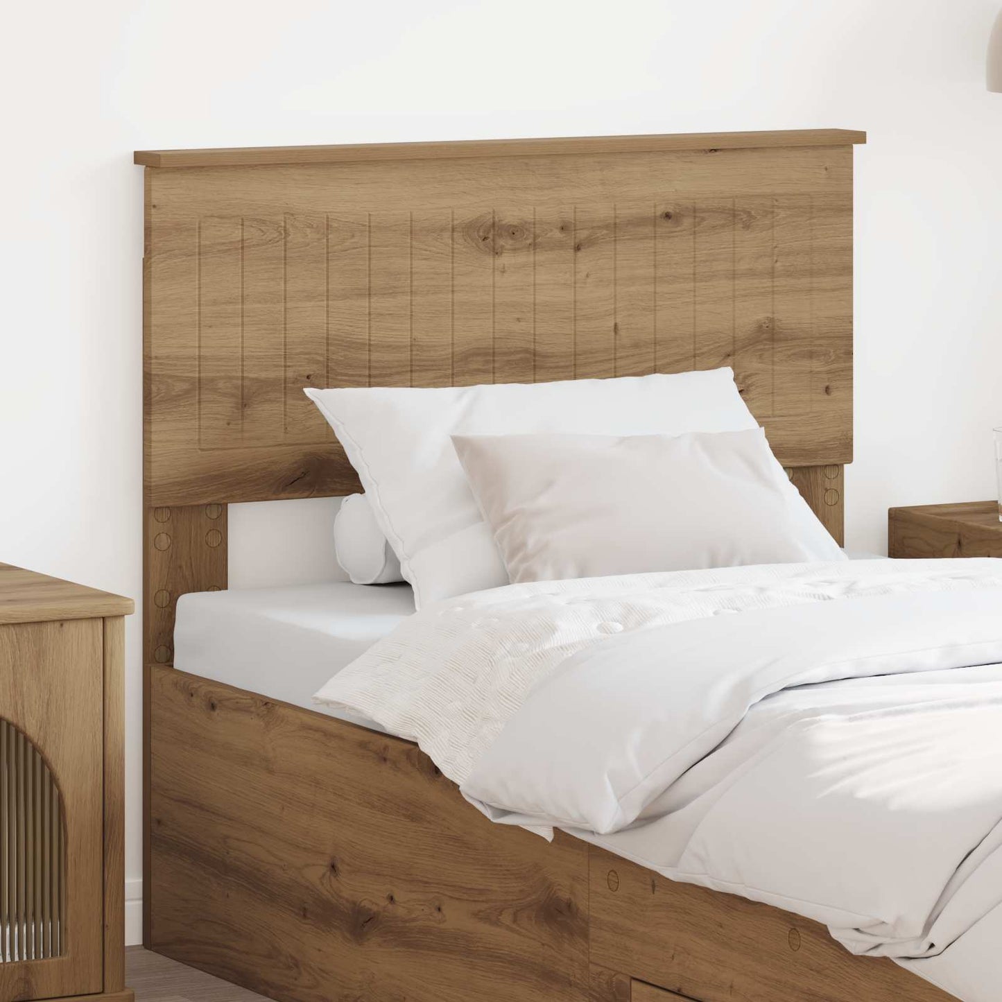 Testiera Rovere artigianale 90 cm Legno multistrato