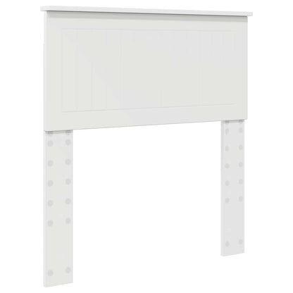 Testiera Bianco 80 cm Legno multistrato