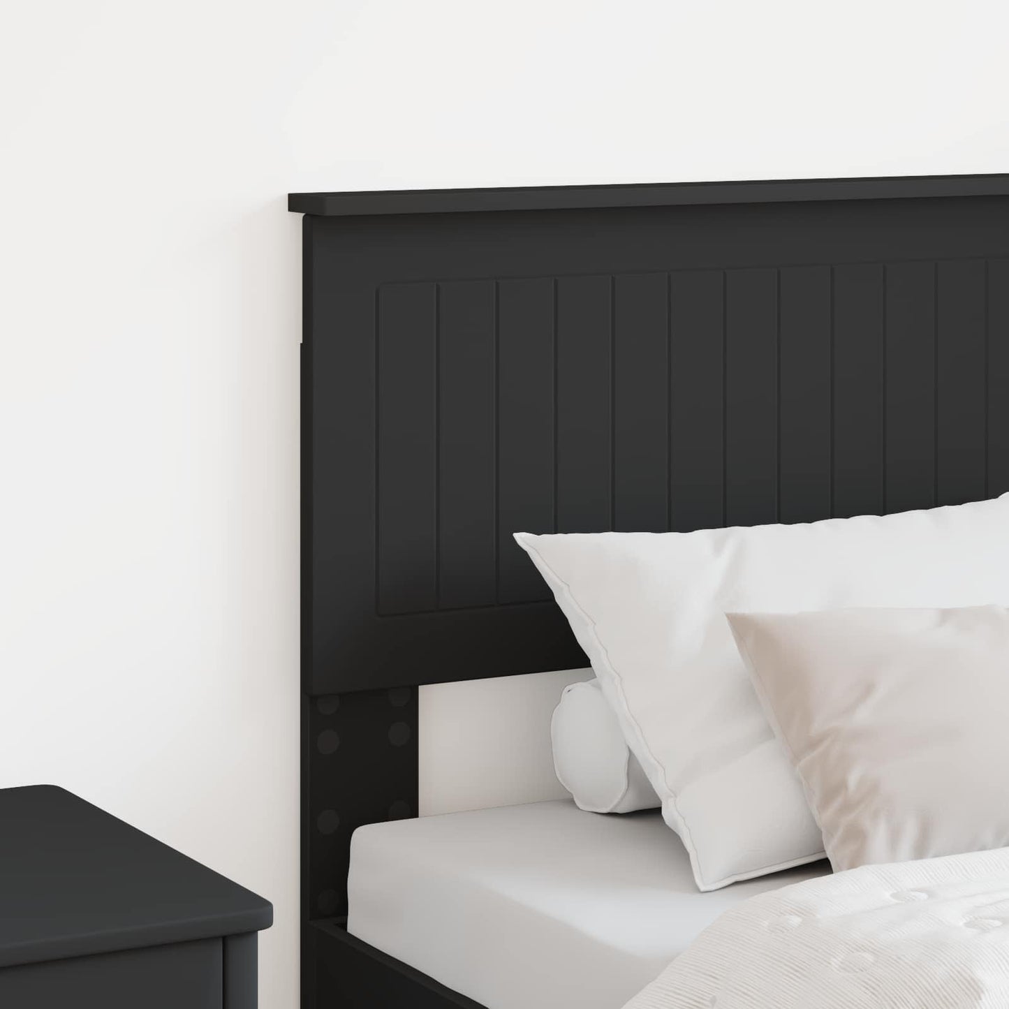 Testiera Rovere Nero 80 cm Legno multistrato