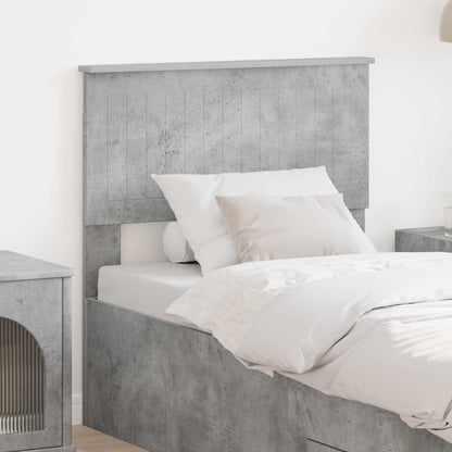 Testiera Grigio cemento 80 cm Legno multistrato