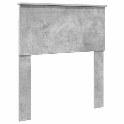 Testiera Grigio cemento 80 cm Legno multistrato