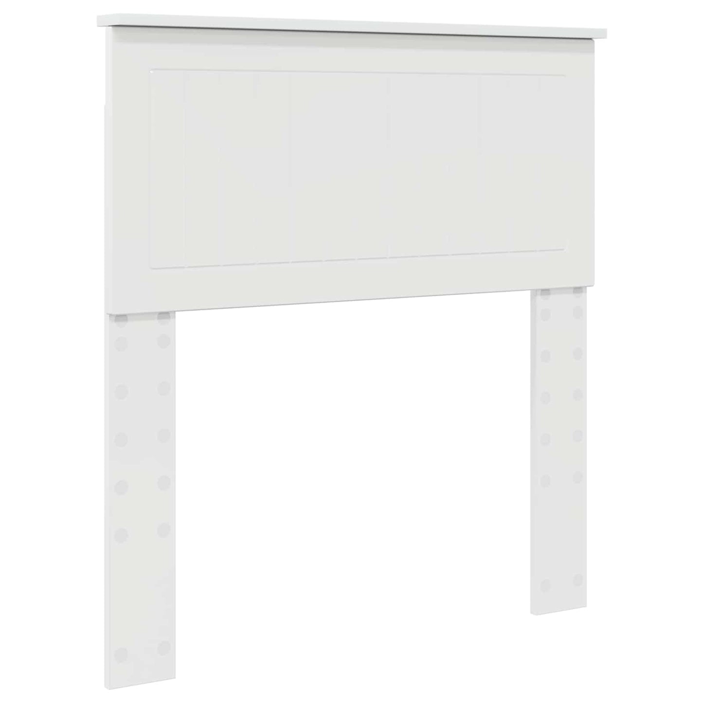 Testiera Bianco Lucido 80 cm Legno multistrato