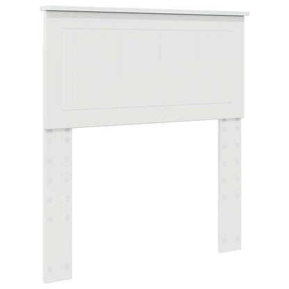Testiera Bianco Lucido 80 cm Legno multistrato