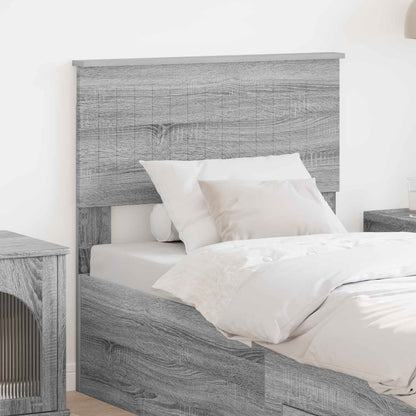 Testiera Grigio Sonoma 80 cm Legno multistrato