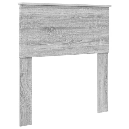 Testiera Grigio Sonoma 80 cm Legno multistrato