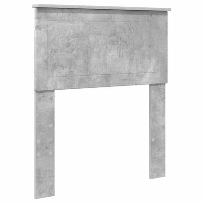 Testiera Grigio cemento 75 cm Legno multistrato