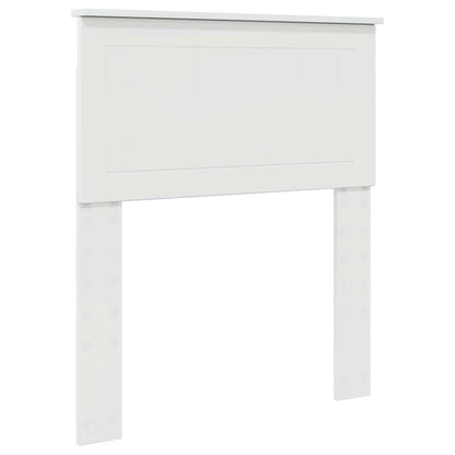 Testiera Bianco Lucido 75 cm Legno multistrato