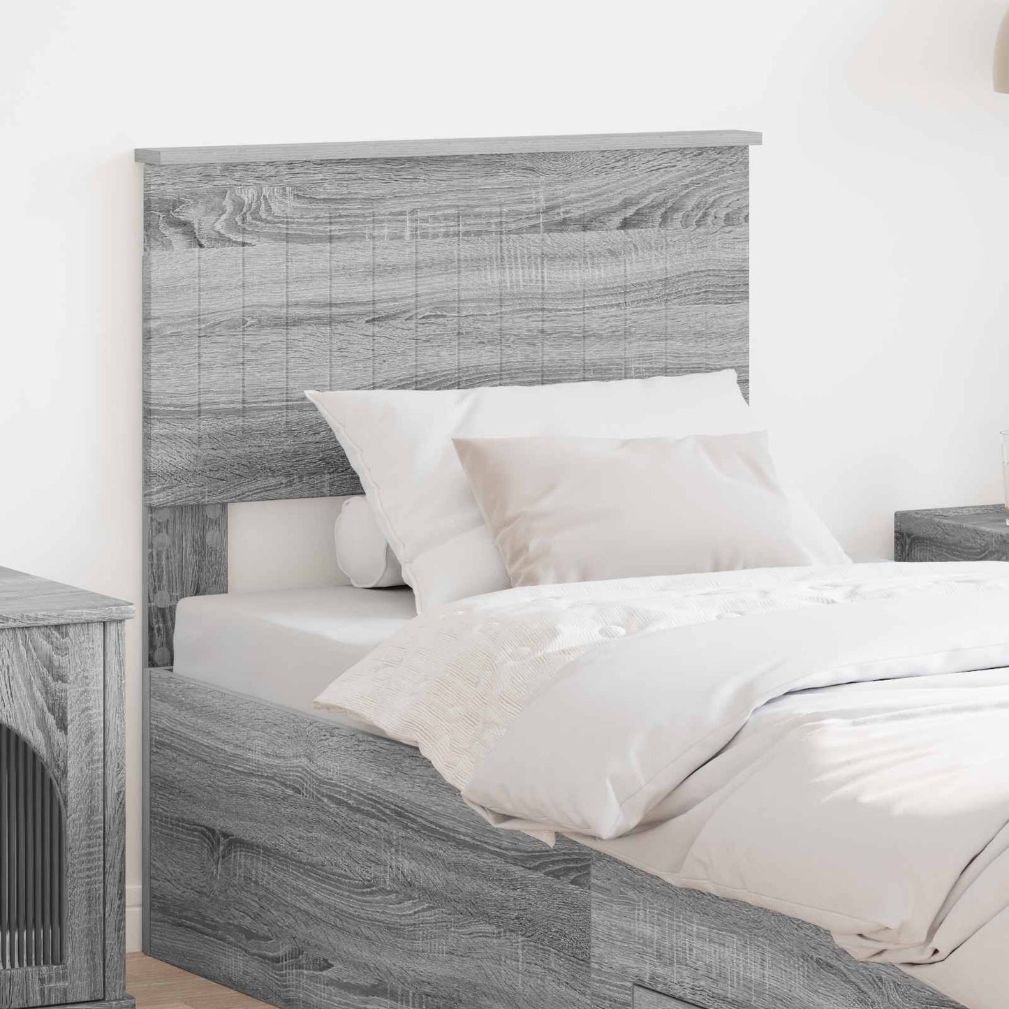 Testiera Grigio Sonoma 75 cm Legno multistrato