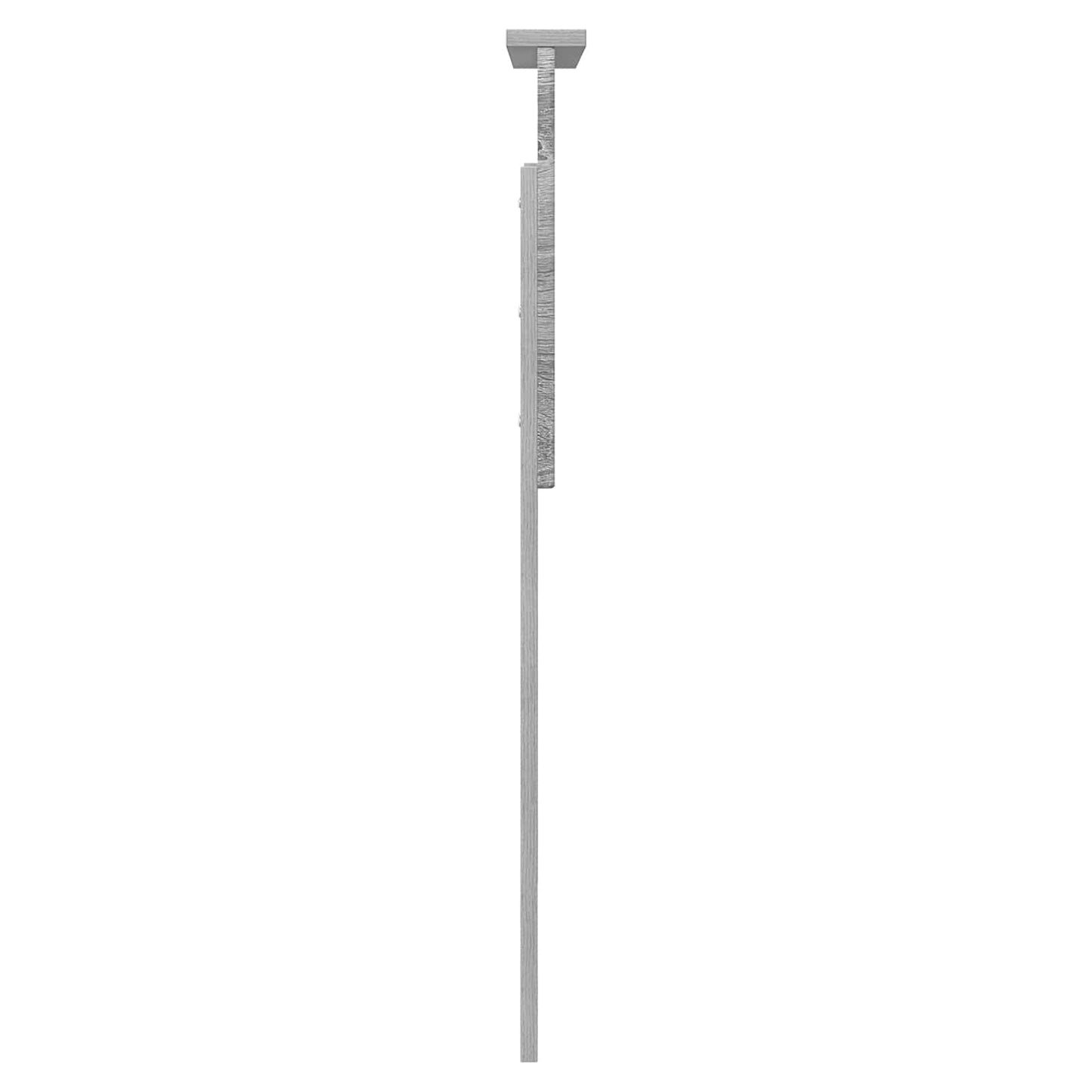 Testiera Grigio Sonoma 75 cm Legno multistrato