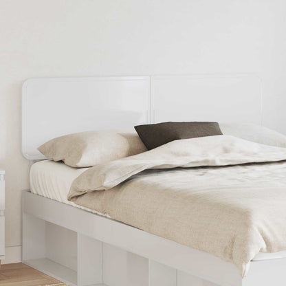 Testiera Bianco Lucido 140 cm Legno multistrato