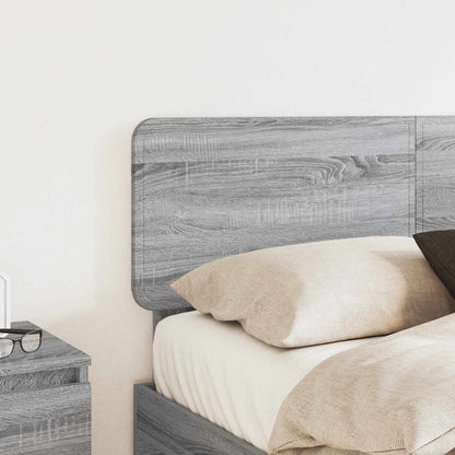 Testiera Grigio Sonoma 140 cm Legno multistrato