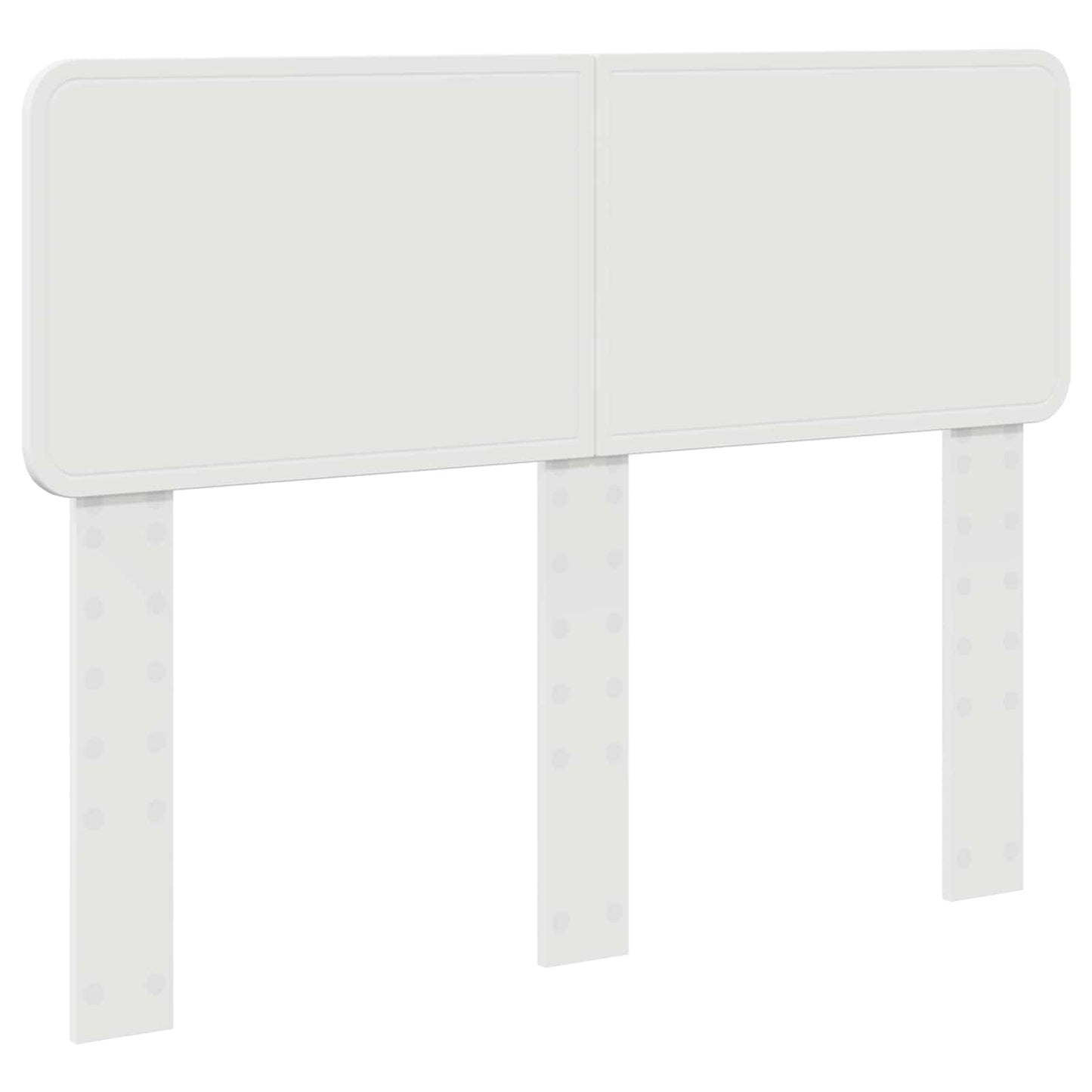 Testiera Bianco 135 cm Legno multistrato