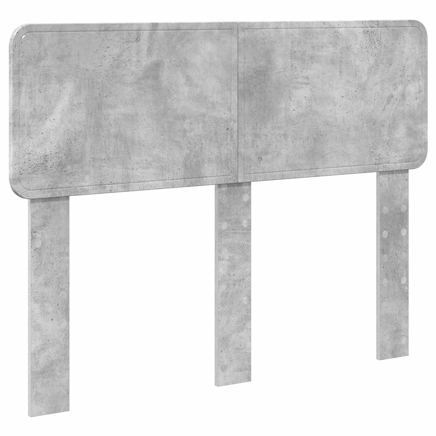 Testiera Grigio cemento 135 cm Legno multistrato