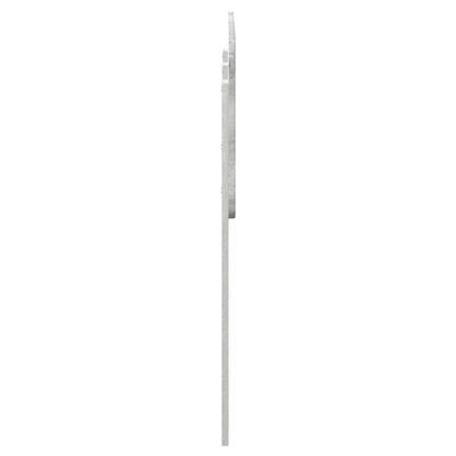 Testiera Grigio cemento 135 cm Legno multistrato