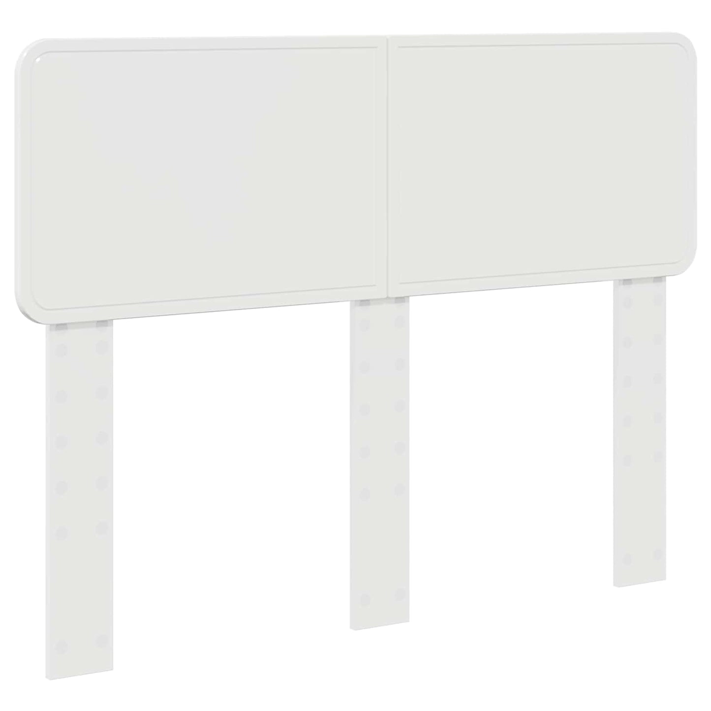 Testiera Bianco Lucido 120 cm Legno multistrato