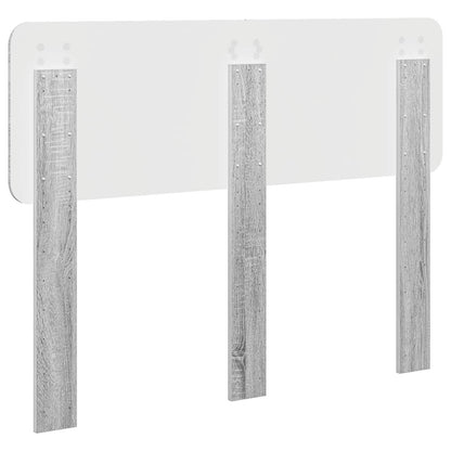 Testiera Grigio Sonoma 120 cm Legno multistrato