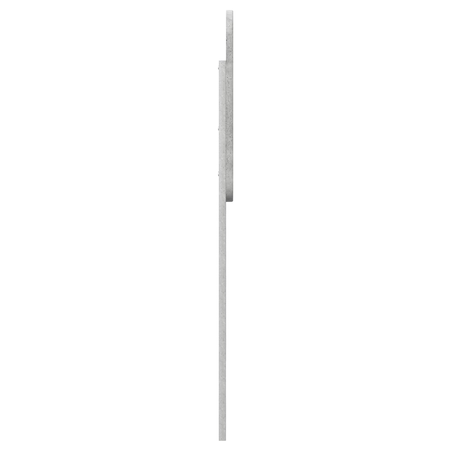 Testiera Grigio cemento 100 cm Legno multistrato