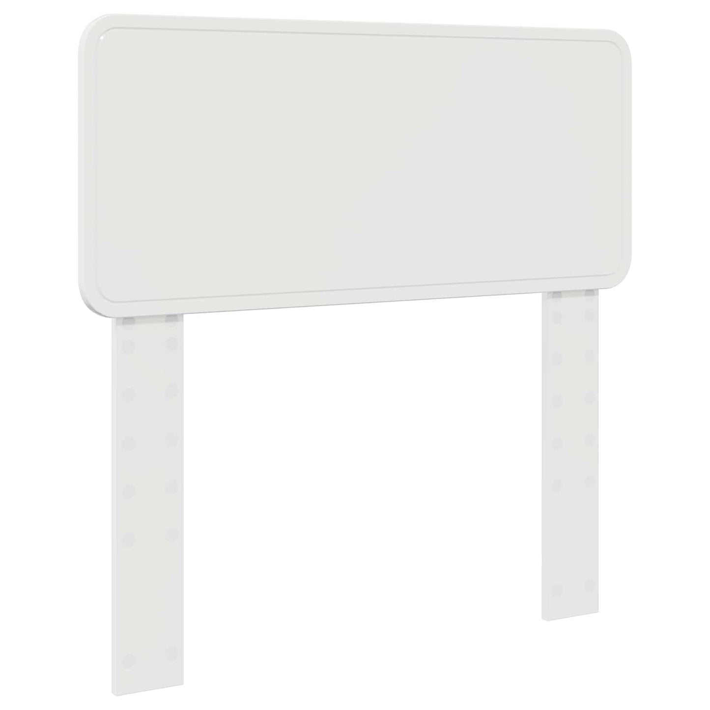 Testiera Bianco Lucido 90 cm Legno multistrato