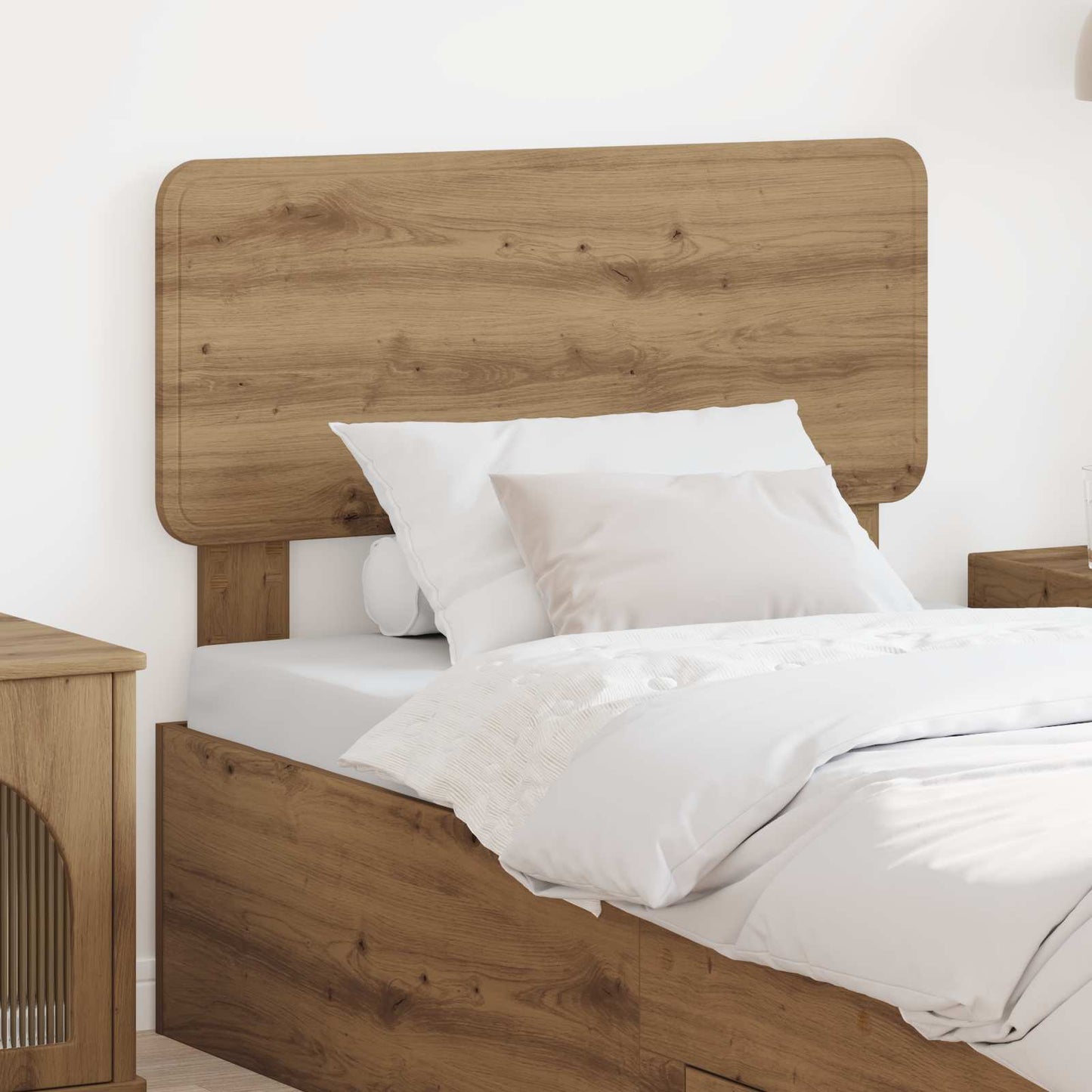 Testiera Rovere artigianale 90 cm Legno multistrato