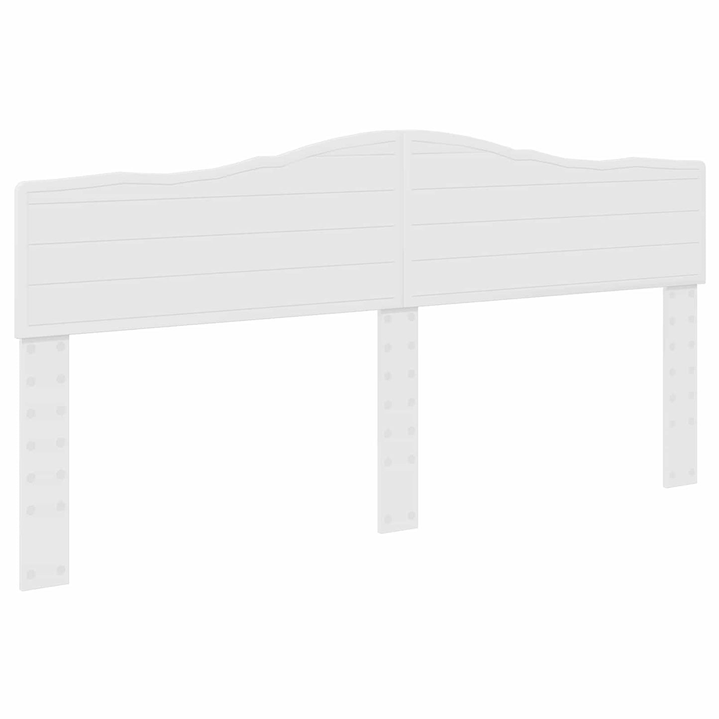 Testiera Bianco 200 cm Legno multistrato