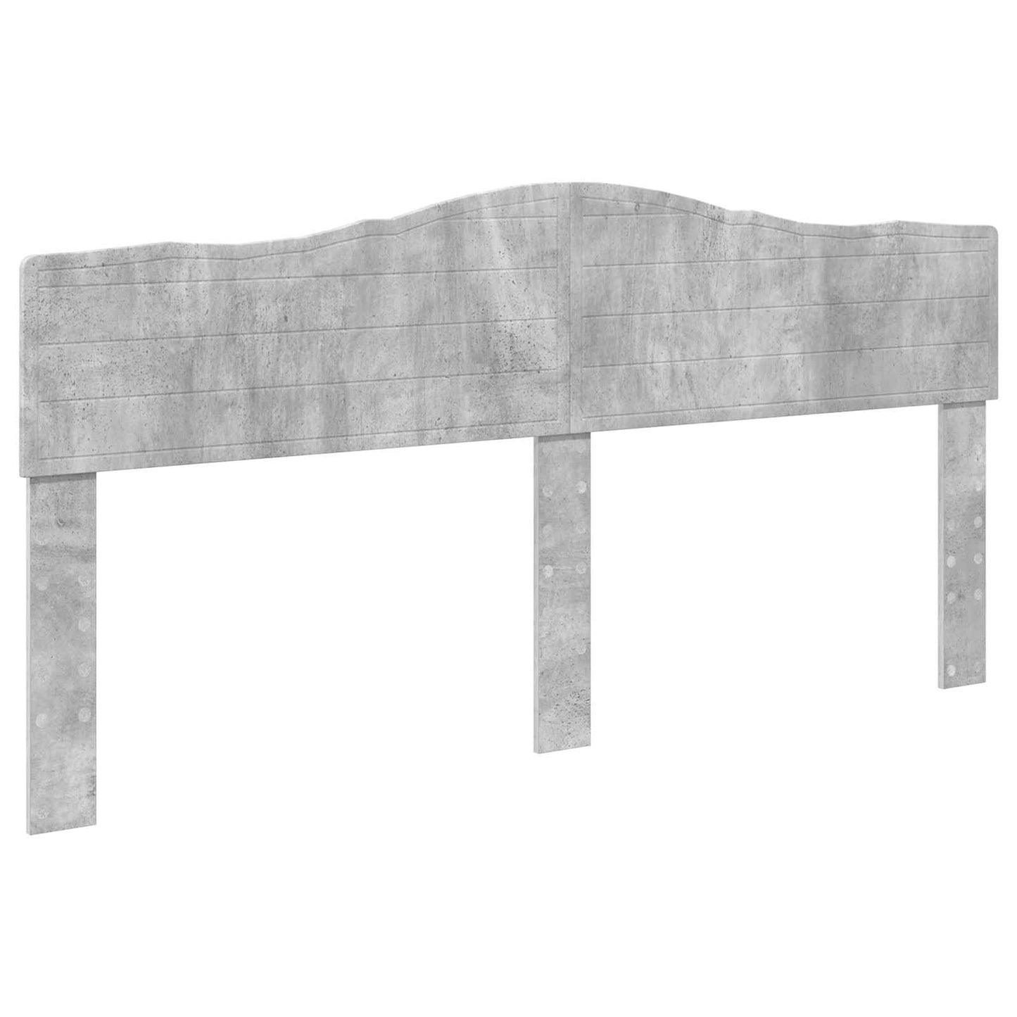 Testiera Grigio cemento 200 cm Legno multistrato