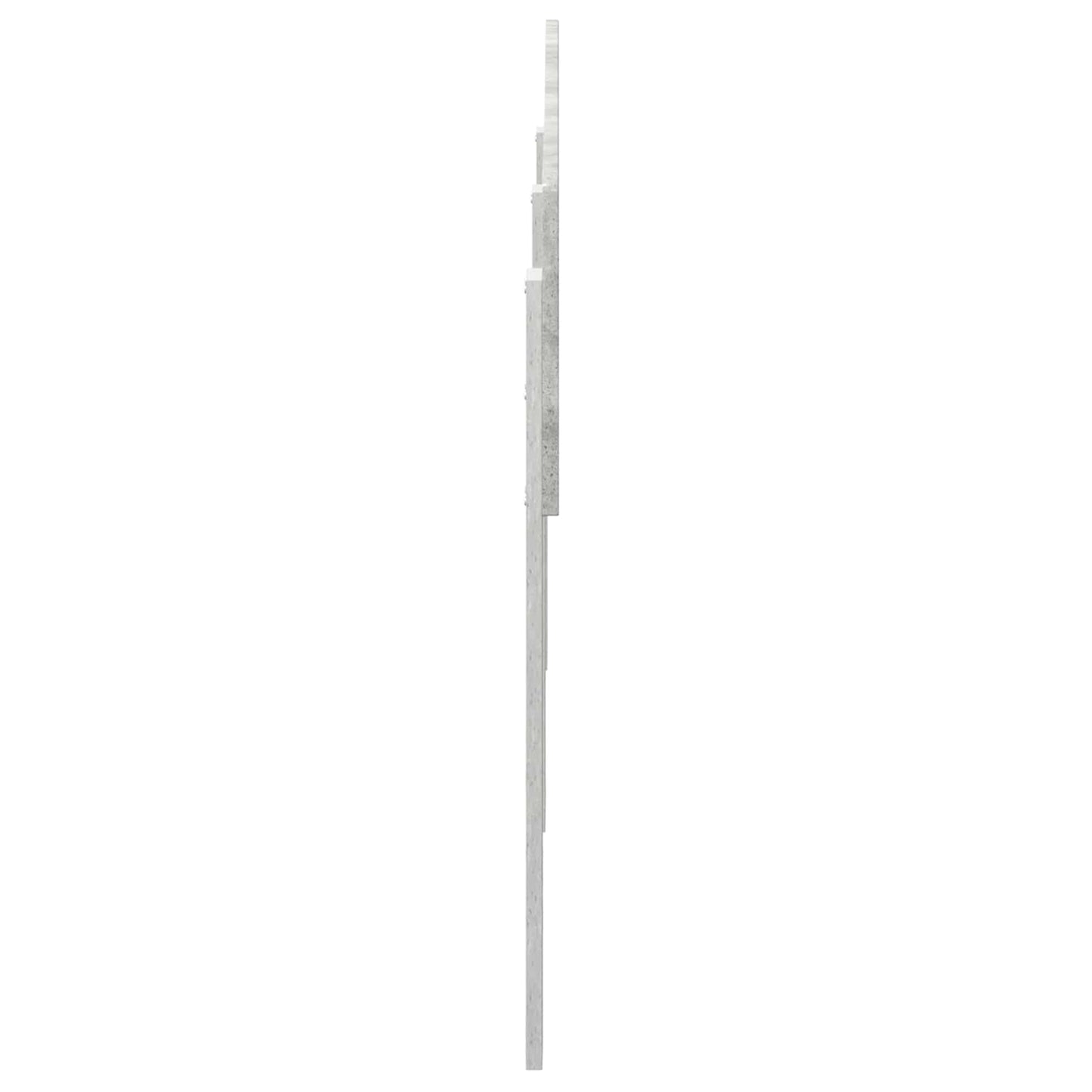 Testiera Grigio cemento 200 cm Legno multistrato