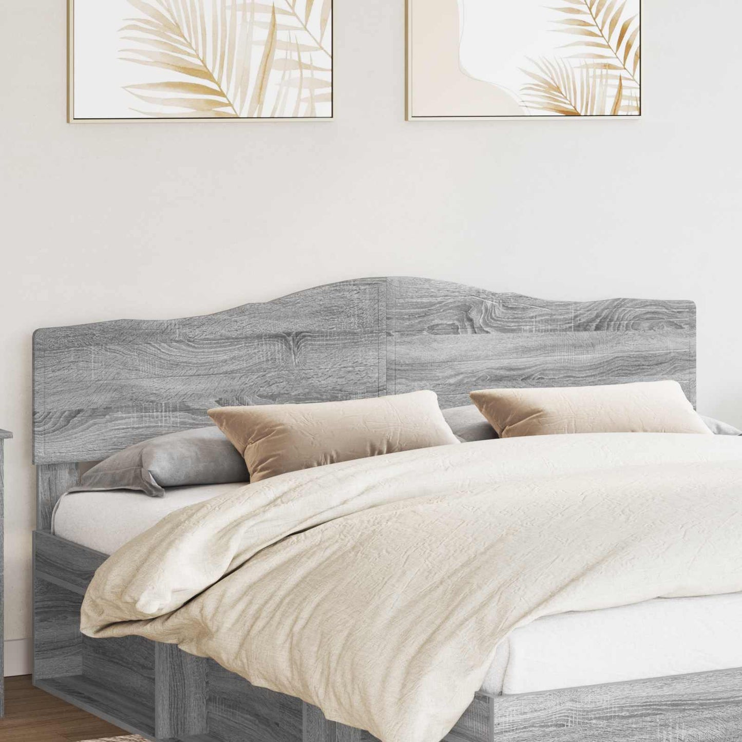 Testiera Grigio Sonoma 200 cm Legno multistrato
