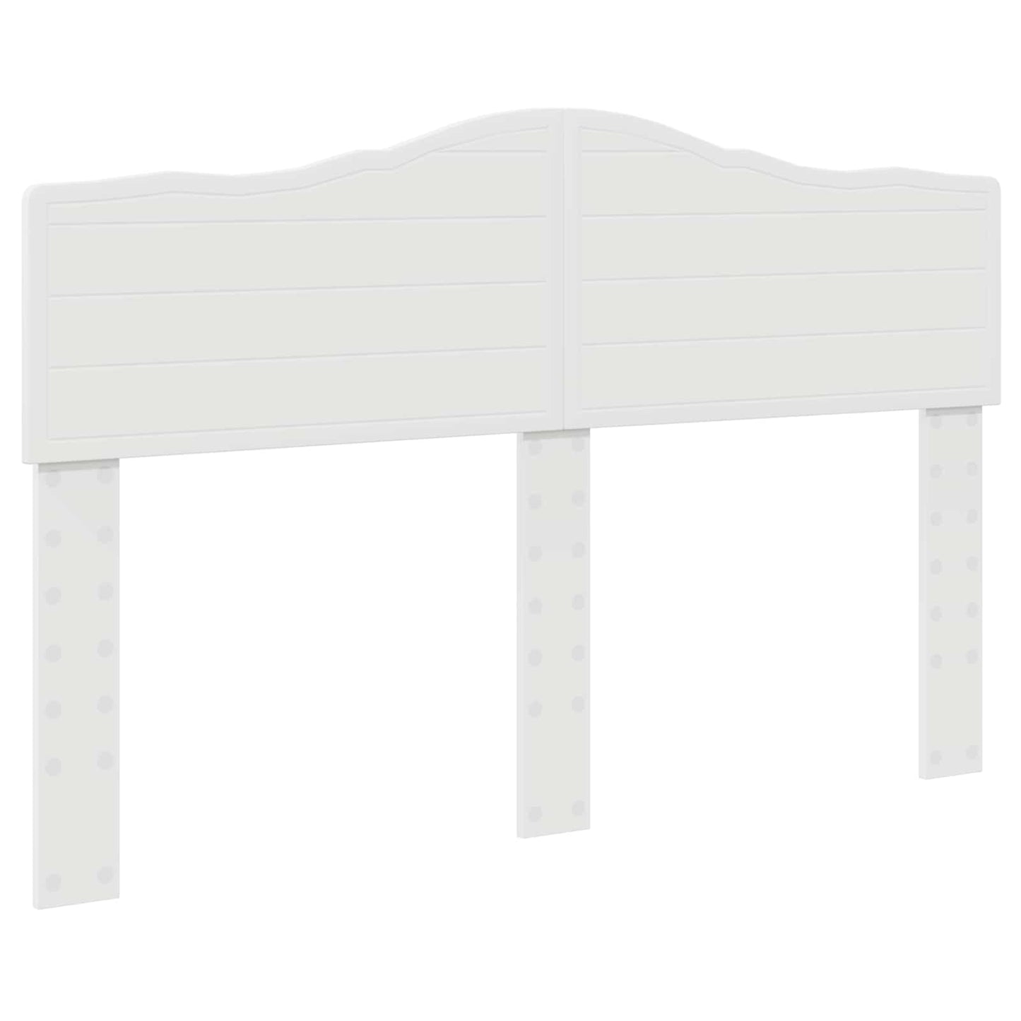 Testiera Bianco Lucido 150 cm Legno multistrato