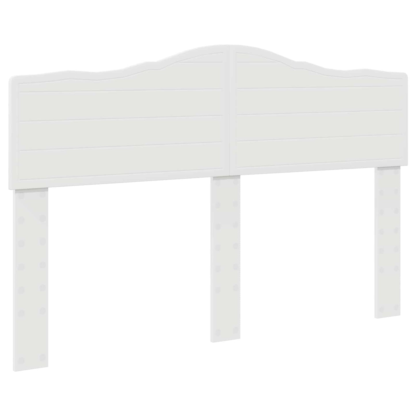 Testiera Bianco 140 cm Legno multistrato