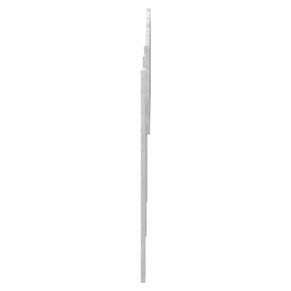 Testiera Grigio cemento 140 cm Legno multistrato