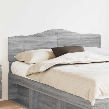 Testiera Grigio Sonoma 140 cm Legno multistrato