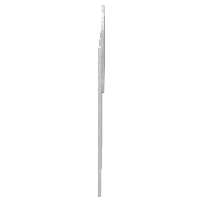 Testiera Grigio cemento 135 cm Legno multistrato