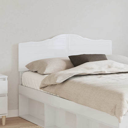 Testiera Bianco Lucido 135 cm Legno multistrato
