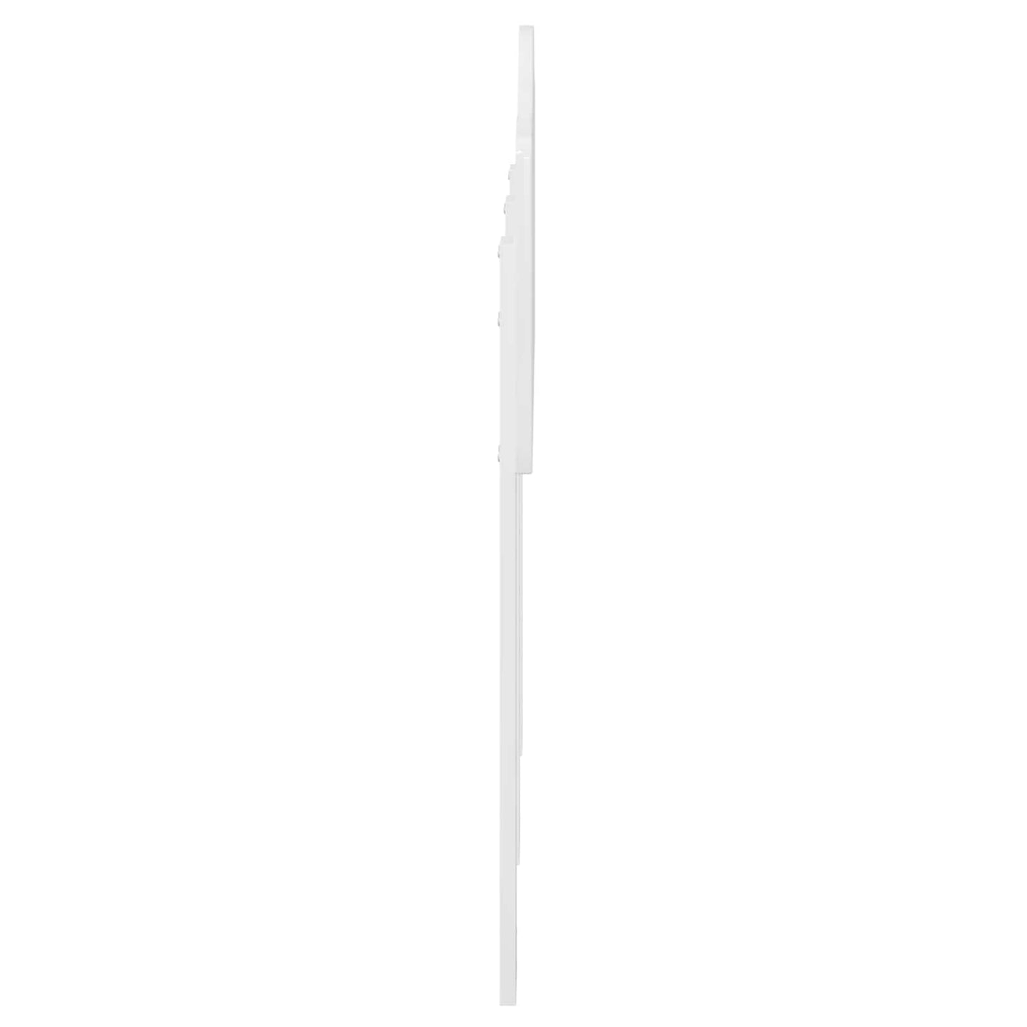 Testiera Bianco Lucido 135 cm Legno multistrato