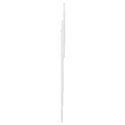 Testiera Bianco Lucido 135 cm Legno multistrato
