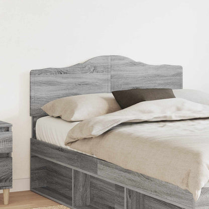 Testiera Grigio Sonoma 135 cm Legno multistrato