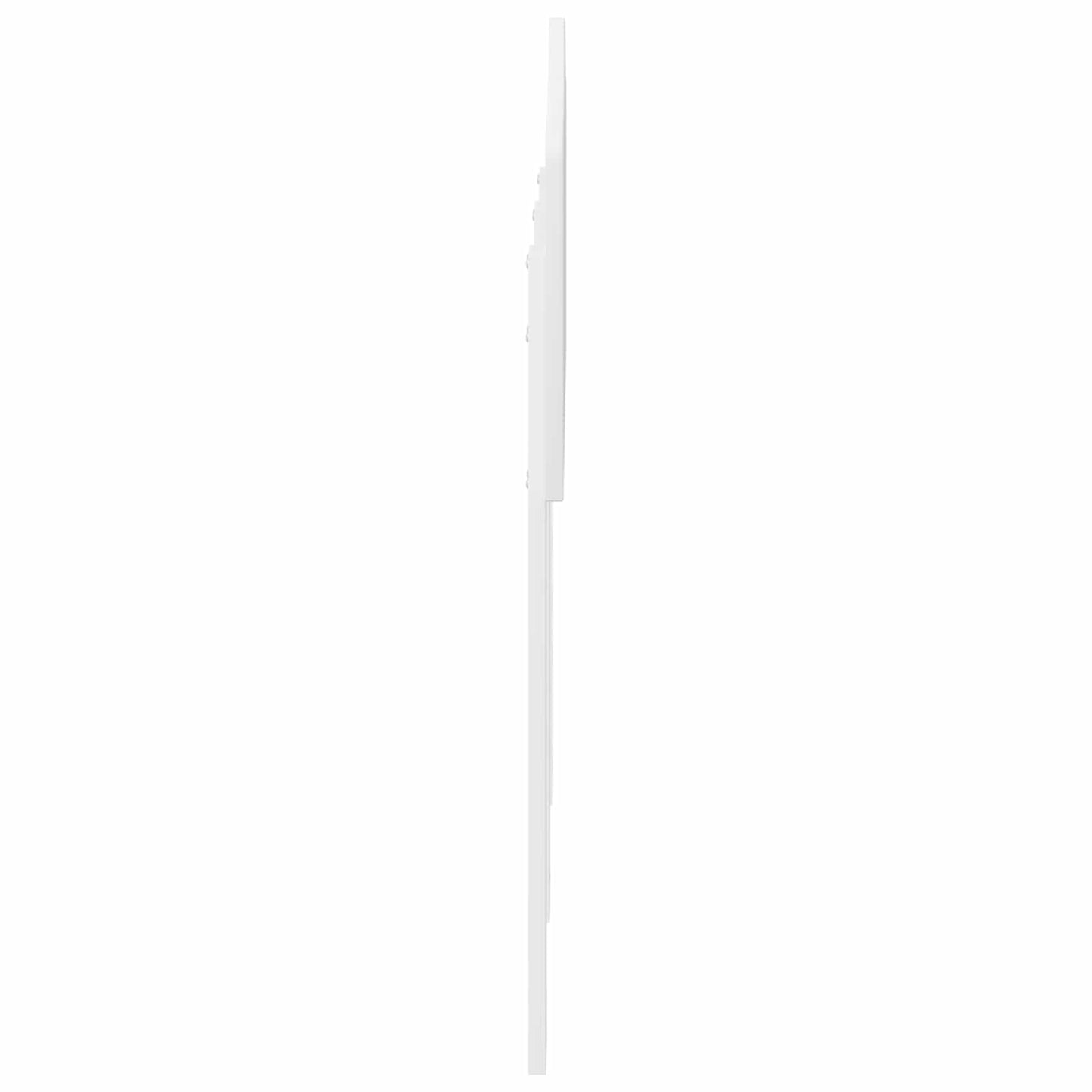 Testiera Bianco 120 cm Legno multistrato