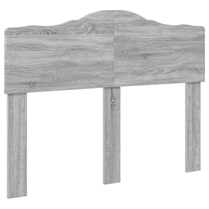Testiera Grigio Sonoma 120 cm Legno multistrato