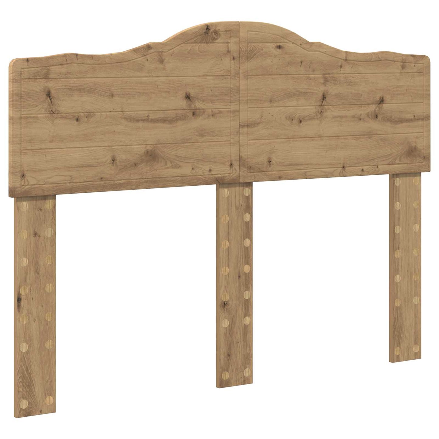 Testiera Rovere artigianale 120 cm Legno multistrato