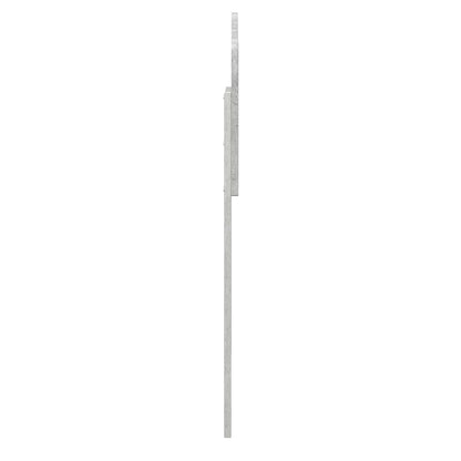 Testiera Grigio cemento 90 cm Legno multistrato