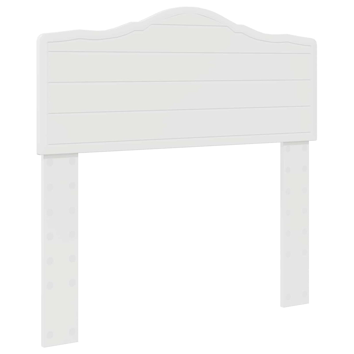 Testiera Bianco Lucido 75 cm Legno multistrato